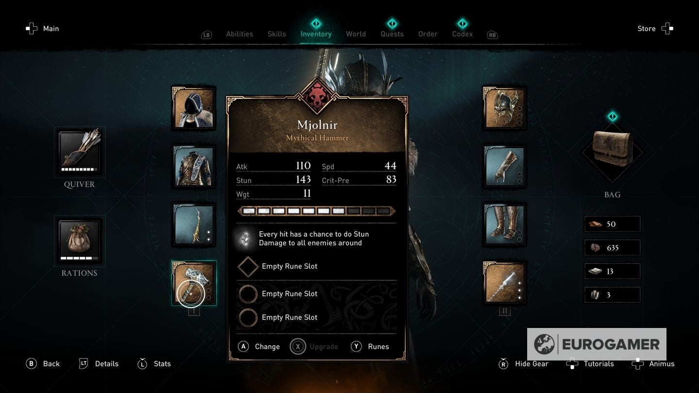 Assassin's Creed Valhalla Thor gear locations How to get Thor's